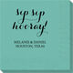 Elegant Sip Sip Hooray Napkins Image 2 of 3